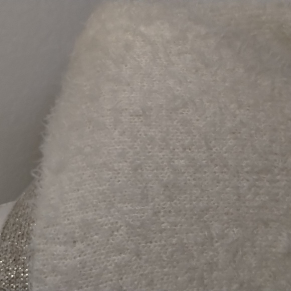 DECREE Cream/Gold Fleck Cardigan Soft Sweater Size XL - Picture 6 of 10